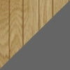 Libreria Bassa Verhundar Scaffale a 3 Livelli con Vani Aperti e Chiusi con Ante 102x120x30 cm Grigio / color Legno [en.casa]
