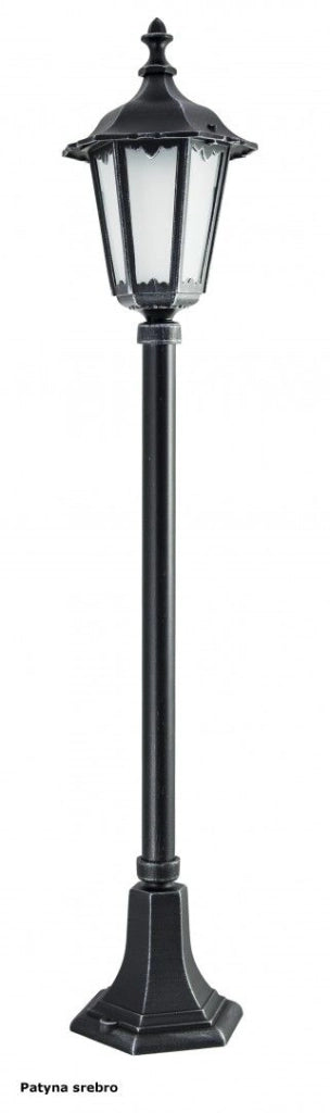 Lampada palo giardino Retro SU-MA nera 106cm E27 IP43