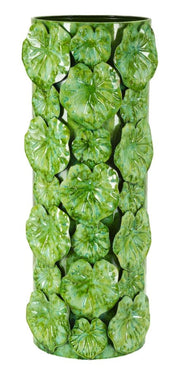 Vaso Drop 18x17,5x46 cm in Ferro Verde