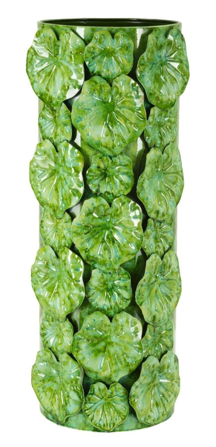 Vaso Drop 18x17,5x46 cm in Ferro Verde