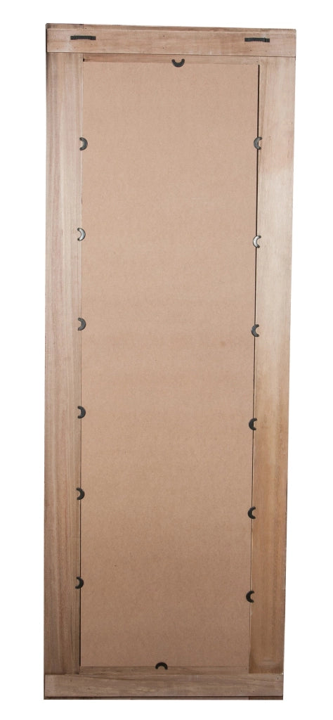 Biscottini Specchio da parete in legno massello RUSTICO effetto antico dipinto Offerta
