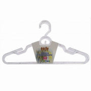 Trade Shop - Set 4 Grucce Stampelle Plastica Trasparente Appendiabiti Vestiti Pantaloni 87003 -