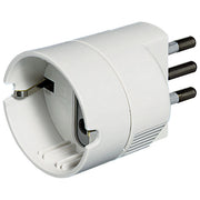 BTicino S3623DE Adattatore Spina 2P+T 10A Presa P30 250V 1500W colore Bianco