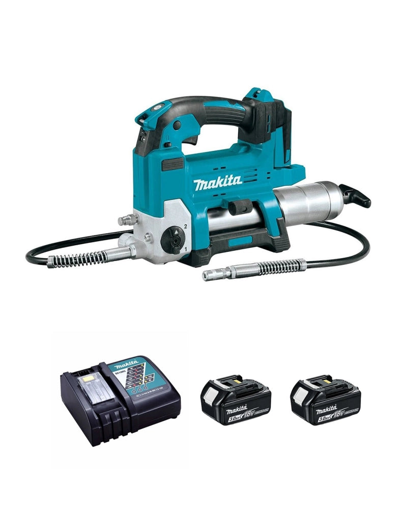 Pistola per grasso MAKITA DGP180RF2-SK (2 x 3,0 Ah + DC18RC)