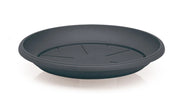 Piatto Sottovaso Similcotto Diametro 18 Cm Antracite Set 3 Pezzi - Arca