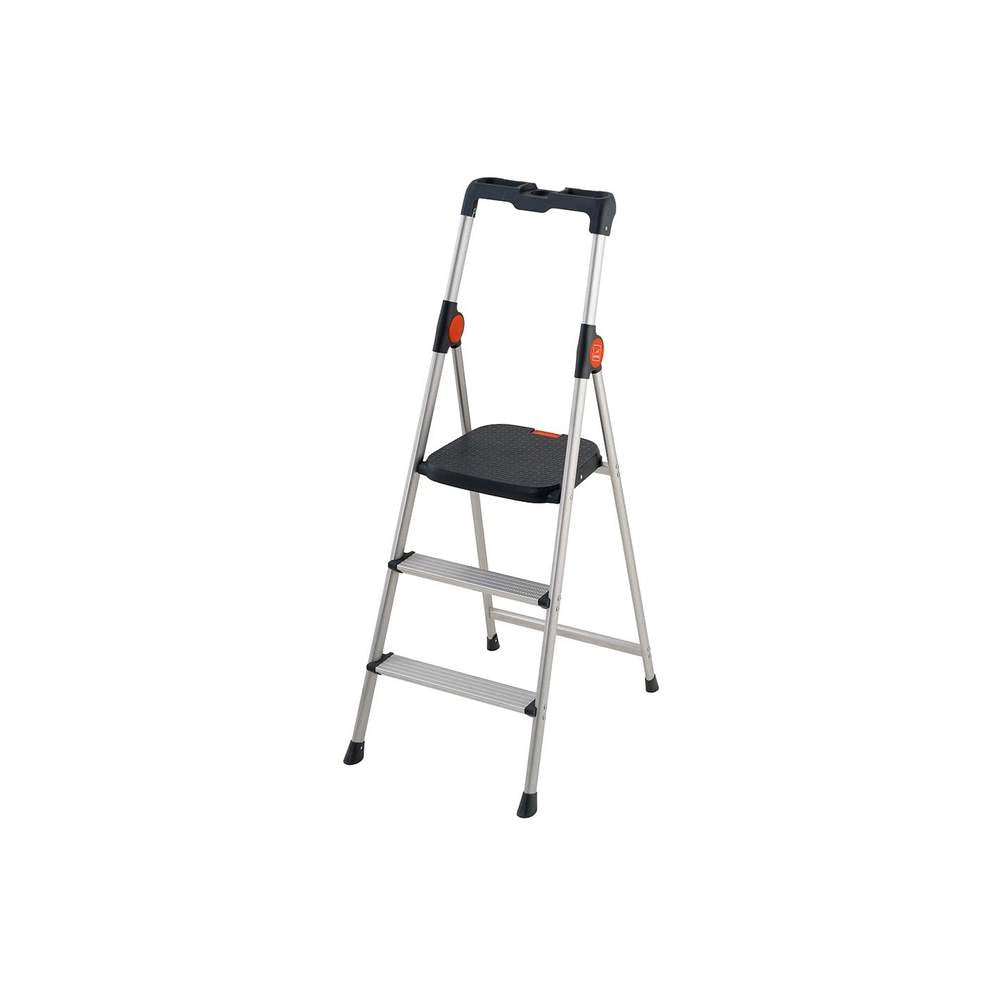 Scaletta in Alluminio con Piattaforma in Plastica Dekorstep Gierre Formato: 3 Gradini