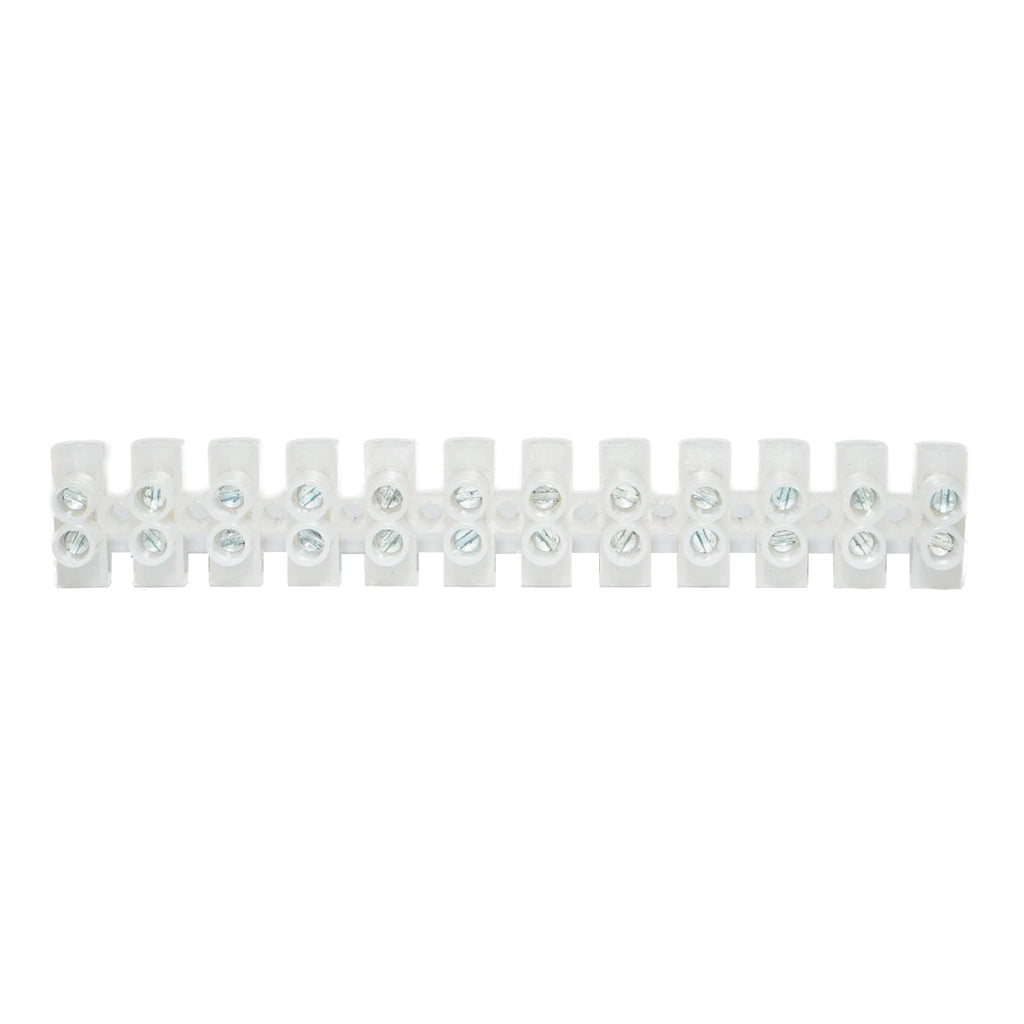 Morsettiera 10A 380V, 12 poli 10mm Leader