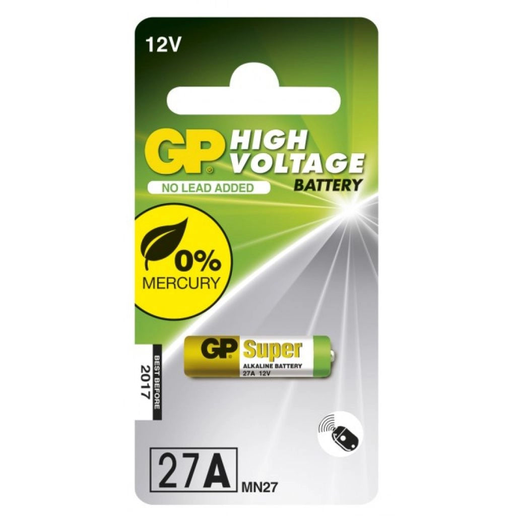 Batteria specialistica Super Alcalina 12V A27 / 27AF / MN27 (Blister 1 Pezzo)