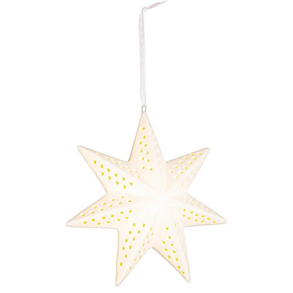 Pendaglio Opal a forma di Stella design 34 con LED (12 Pezzi)