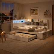 letto in legno bianco 120 x 200 cm
