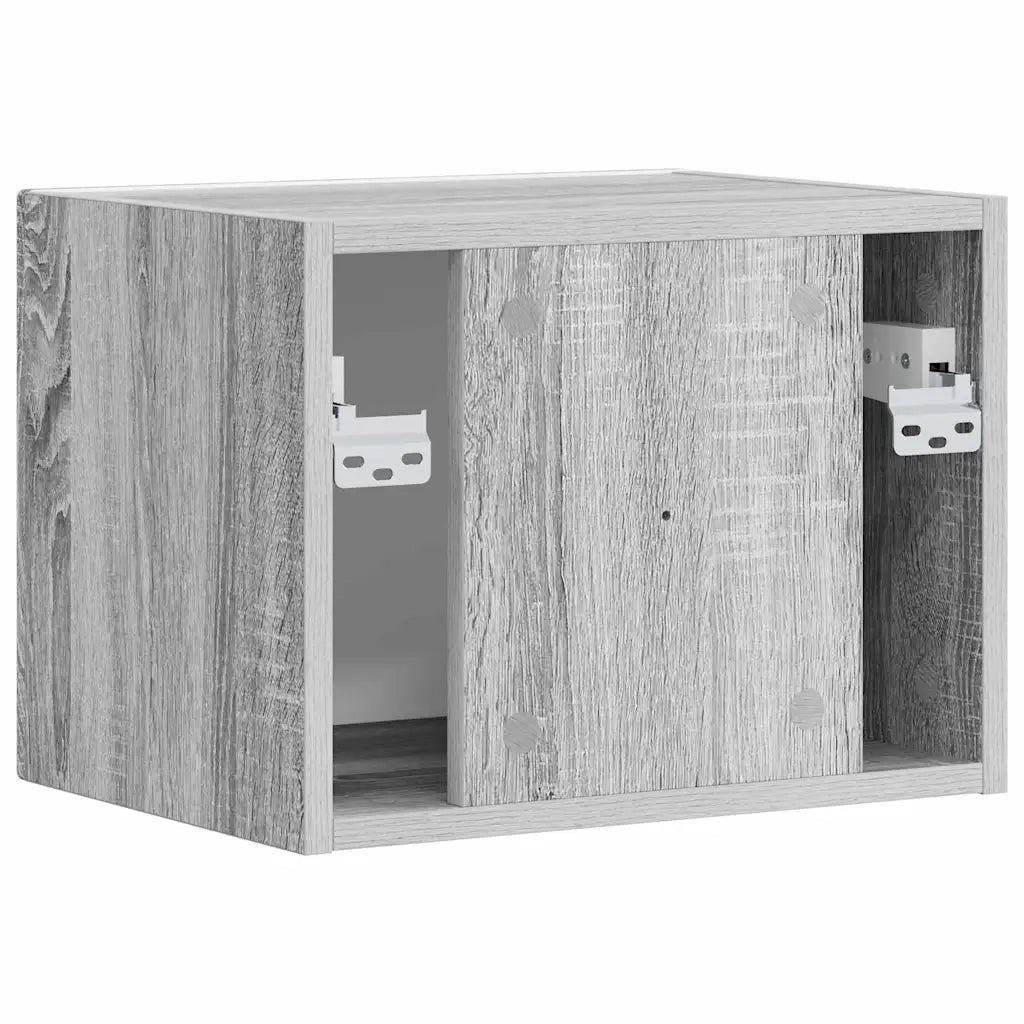 Mobile TV da parete-Mobile TV a Muro-Credenza TV Grigio Sonoma 60 x 31 x 29.5 cm 306157