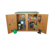 ARMADIO CASETTA IN LEGNO PORTA ATTREZZI DA GIARDINO MODELLO CERVINO L.172. x P.92 x H.185 100% MADE IN ITALY SPEDIZIONE SU PEDANA