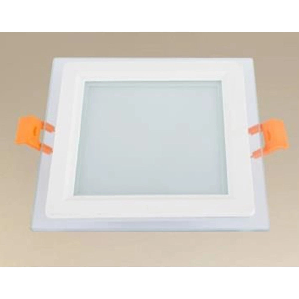 Trade Shop - Pannello Led Incasso Luce 3000k-6500k 9w Quadrato Am-cs-9 Con Bordo Traparente 00670 -
