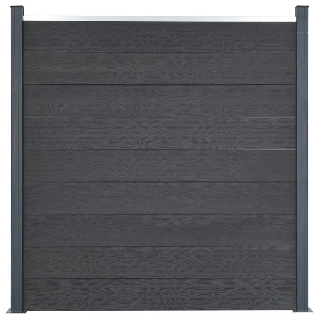 Set Pannello di Recinzione Grigio 699x186 cm in WPC 3211833