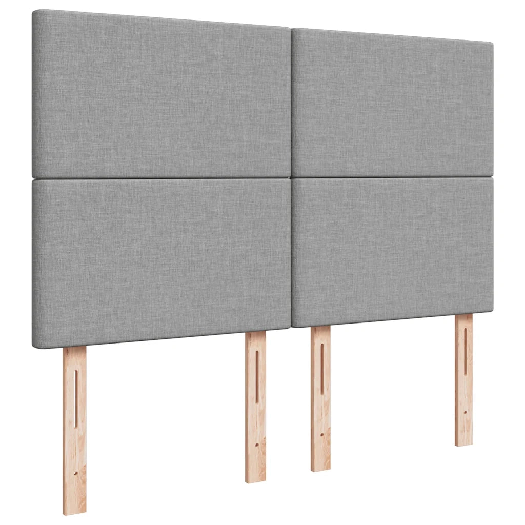 Struttura Letto Pouf con Materasso 140x200 cm in Tessuto