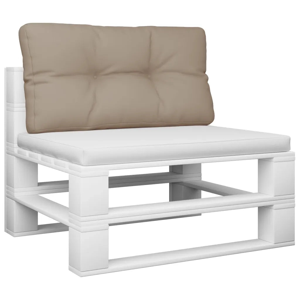 Cuscino per Pallet Tortora 80x40x12 cm in Tessuto 360609