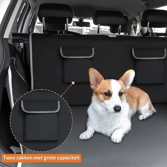 Protezione del Bagagliaio Universale per Cani, Sacca Bagagliaio Protezione del Bagagliaio con Piastra di Carico e Protezione Lato, Impermeabile & Antiscivolo