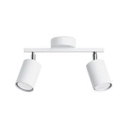 Pure Lume FJELLO applique/plafoniera orientabile 2xGU10 bianca