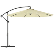 Ombrellone da Giardino 3x2.5 m Braccio Inclinabile ¨C zephmum ¨C Beige