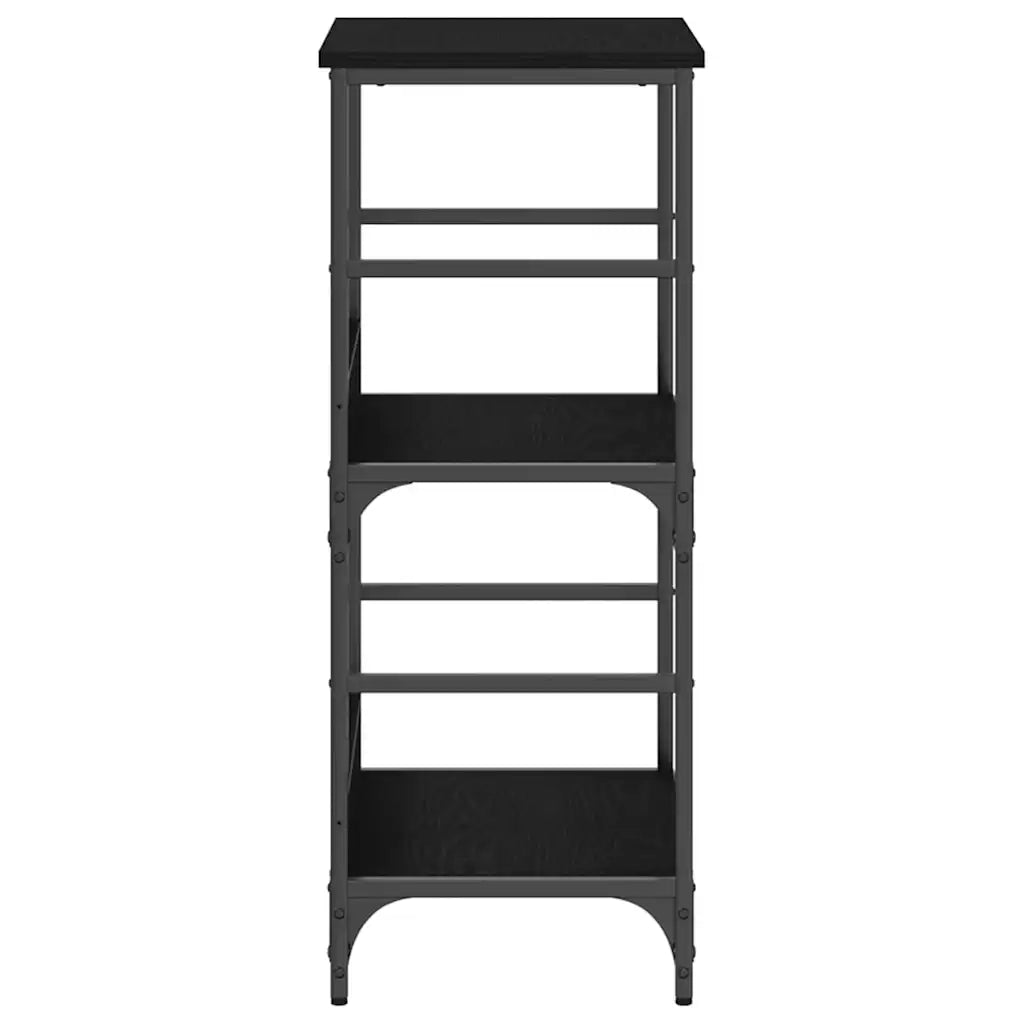 Libreria Rovere Nero 50 x 33 x 82 cm Legno multistrato 863545