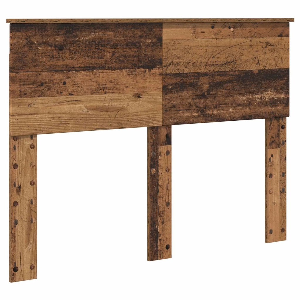 Struttura del letto con testiera Legno vecchio 135 x 190 cm