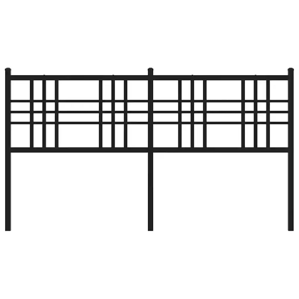 Testiera di Ricambio in Metallo Nero 160 cm 376359