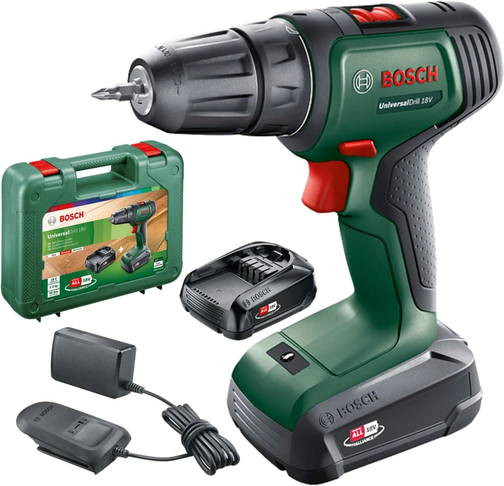 Bosch Avvitatore a batteria EasyDrill 18V-38 (1 batteria 2,0 Ah, sistema 18 volt, in valigetta)