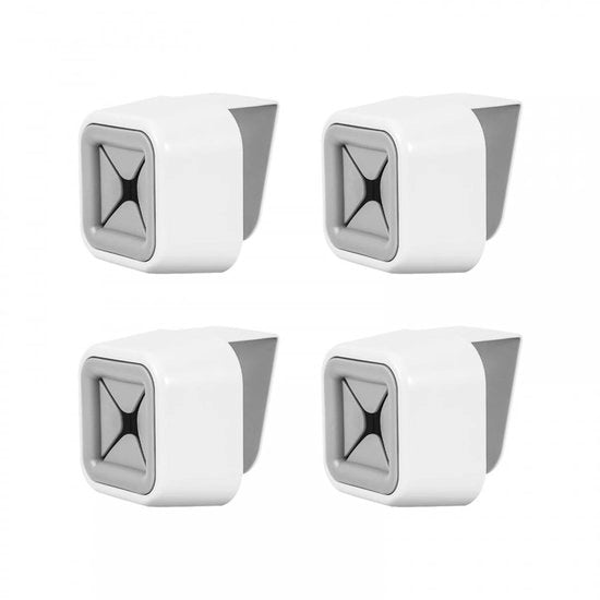 Maniglia per asciugamani 4 pezzi - autoadesiva - cucina/bagno - gomma morbida - adatta per spessore porta fino a 2 cm - fissaggio semplice - maniglia per asciugamani