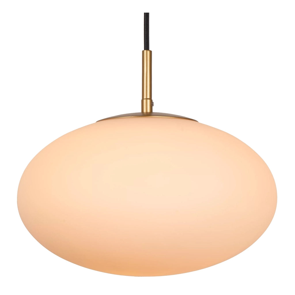 Lampada a sospensione Lucide Elysee 3xE27 nero oro