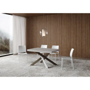 Tavolo allungabile 140/400x90 cm Volantis Premium telaio Multicolore 4/C - Cashmere