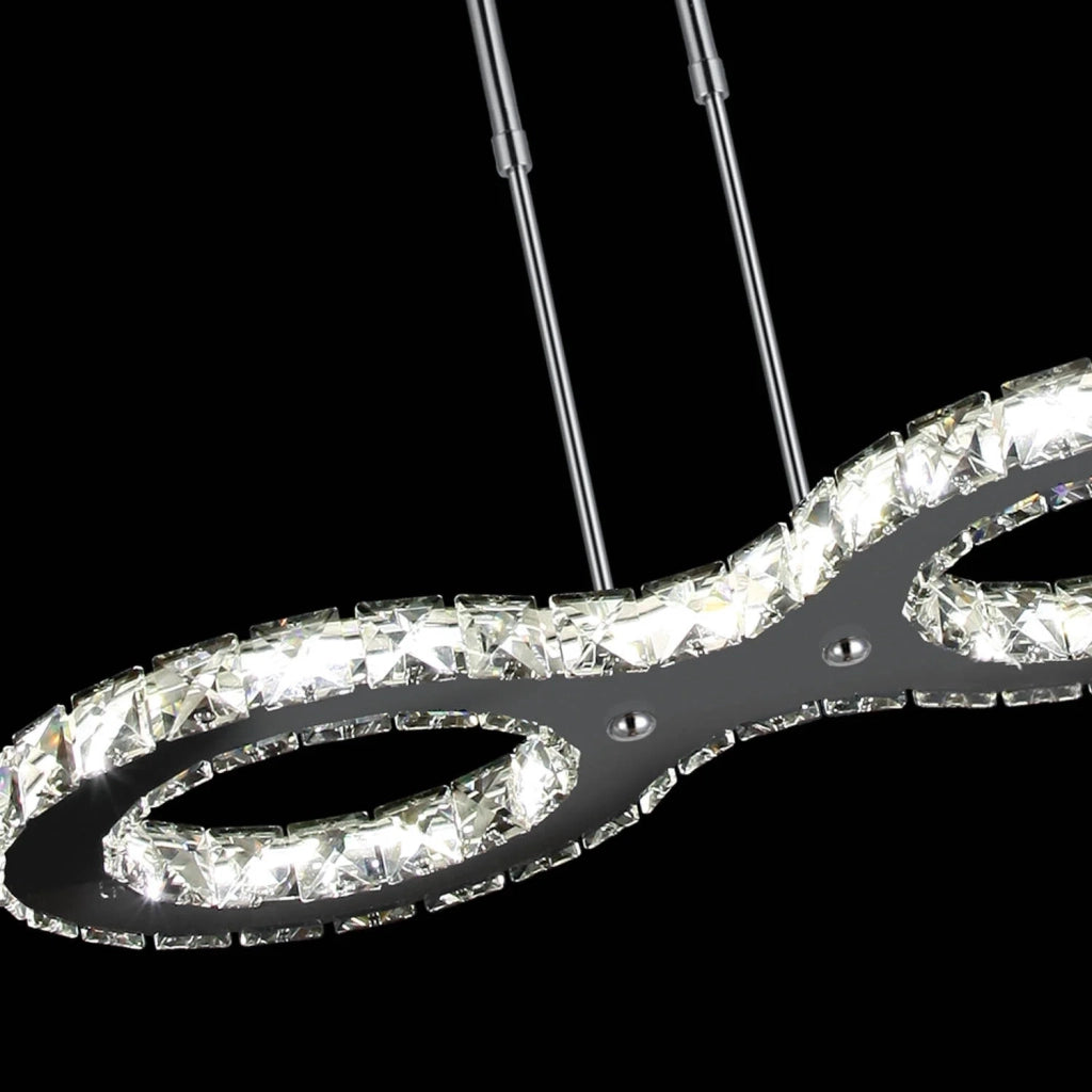LÚZETE - LÁMPARA DE TECHO LED ANNABEL CRISTAL 36W