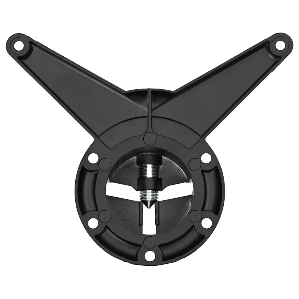 Set Gambe per Tavolo 4 pz Nere Regolabili in Altezza 710 mm 242139