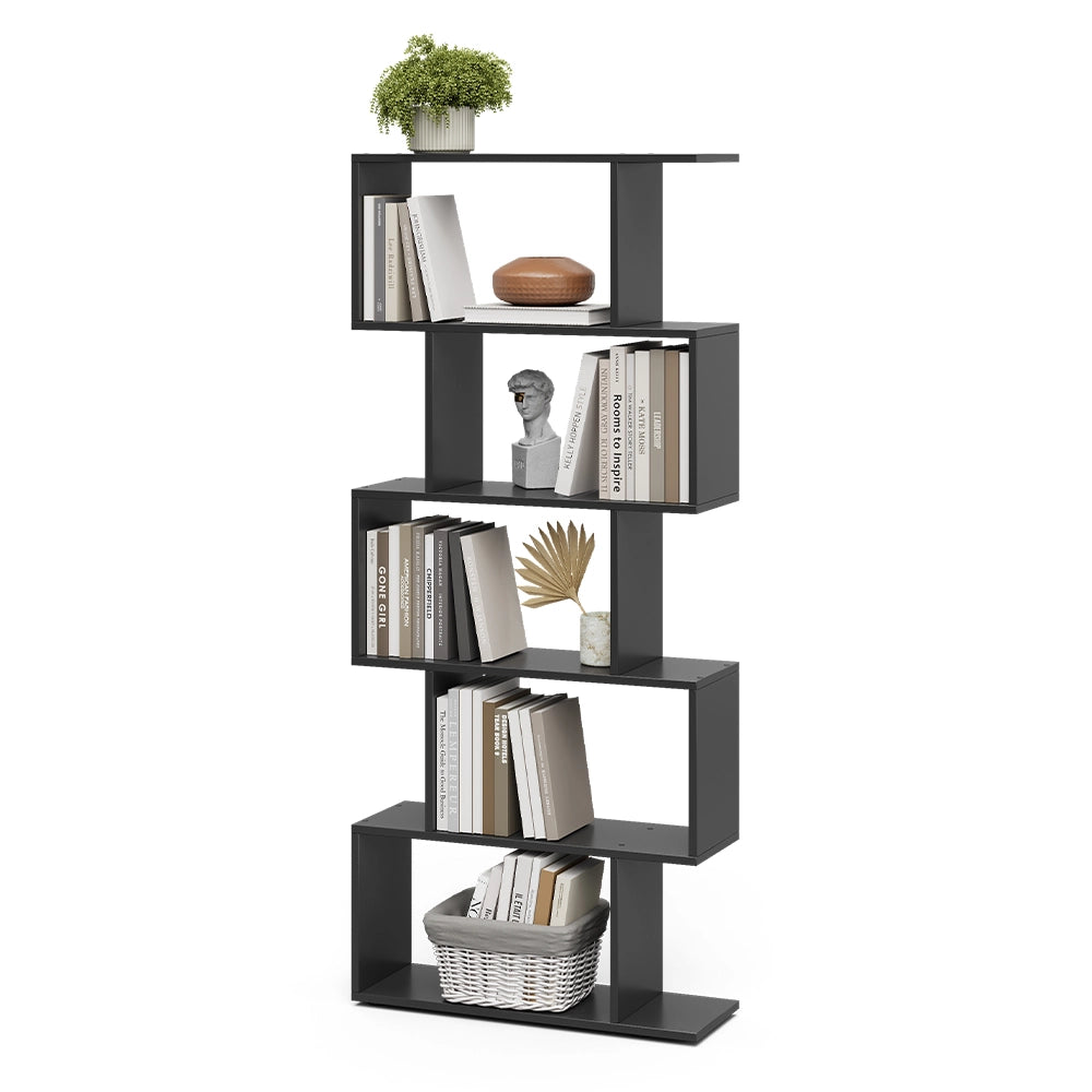 Vicco Divisorio per ambienti Nero 70 x 164.1 cm 5 scomparti