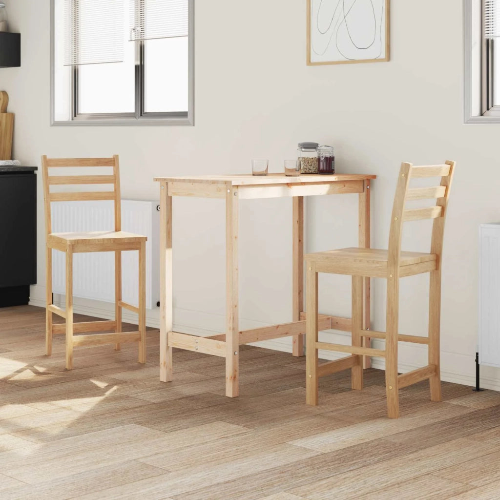 Sedie da pranzo 2 pcs Naturale 40 x 47,5 x 99,5 cm 42020468