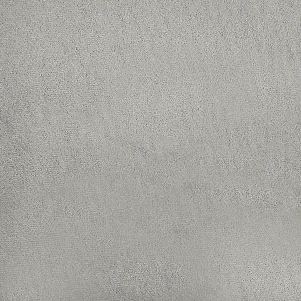 Divano Sedia-Poltrona con Poggiapiedi Grigio chiaro 60 cm Tessuto Microfibra