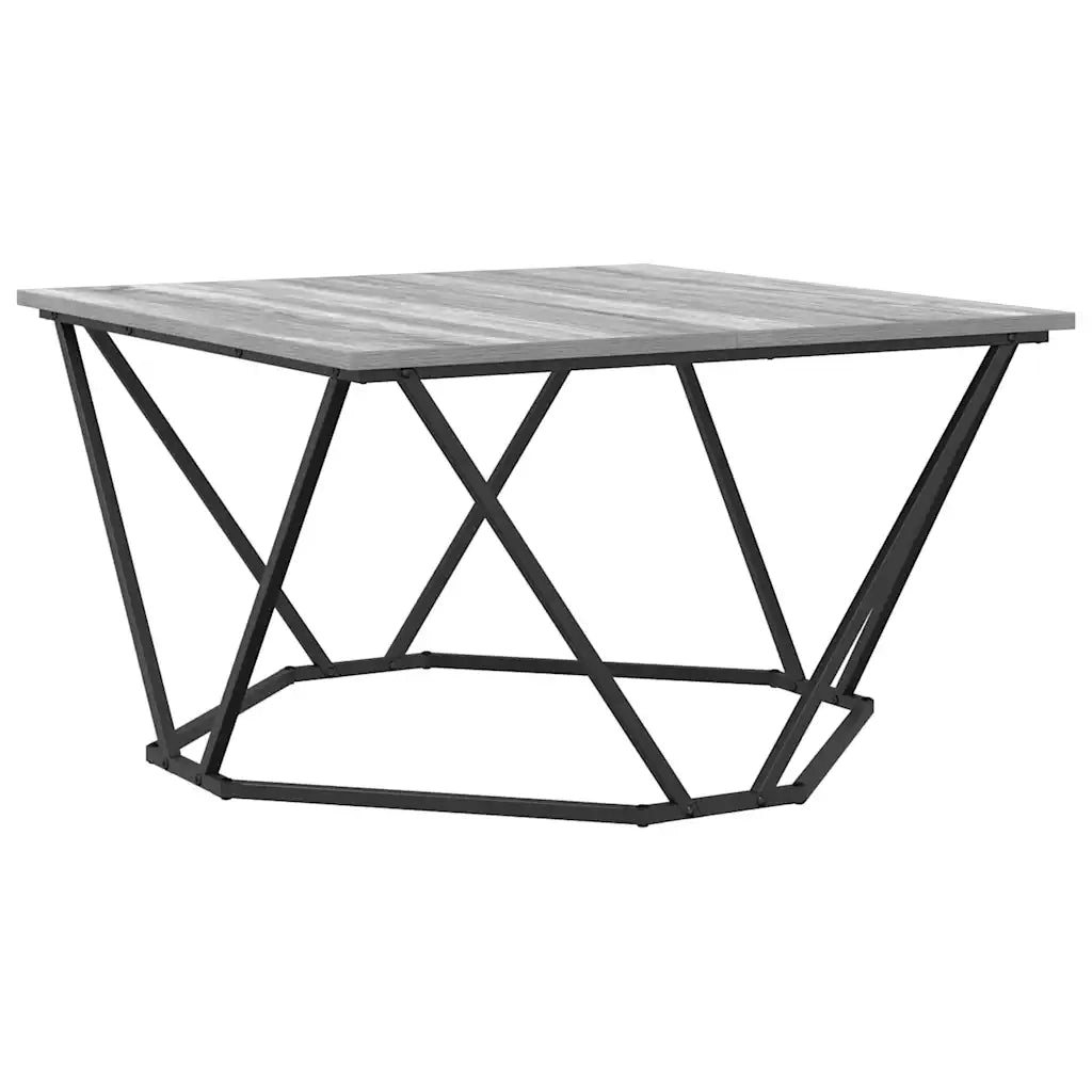 Tavolino da salotto Grigio Sonoma 80 x 80 x 45 cm 868276
