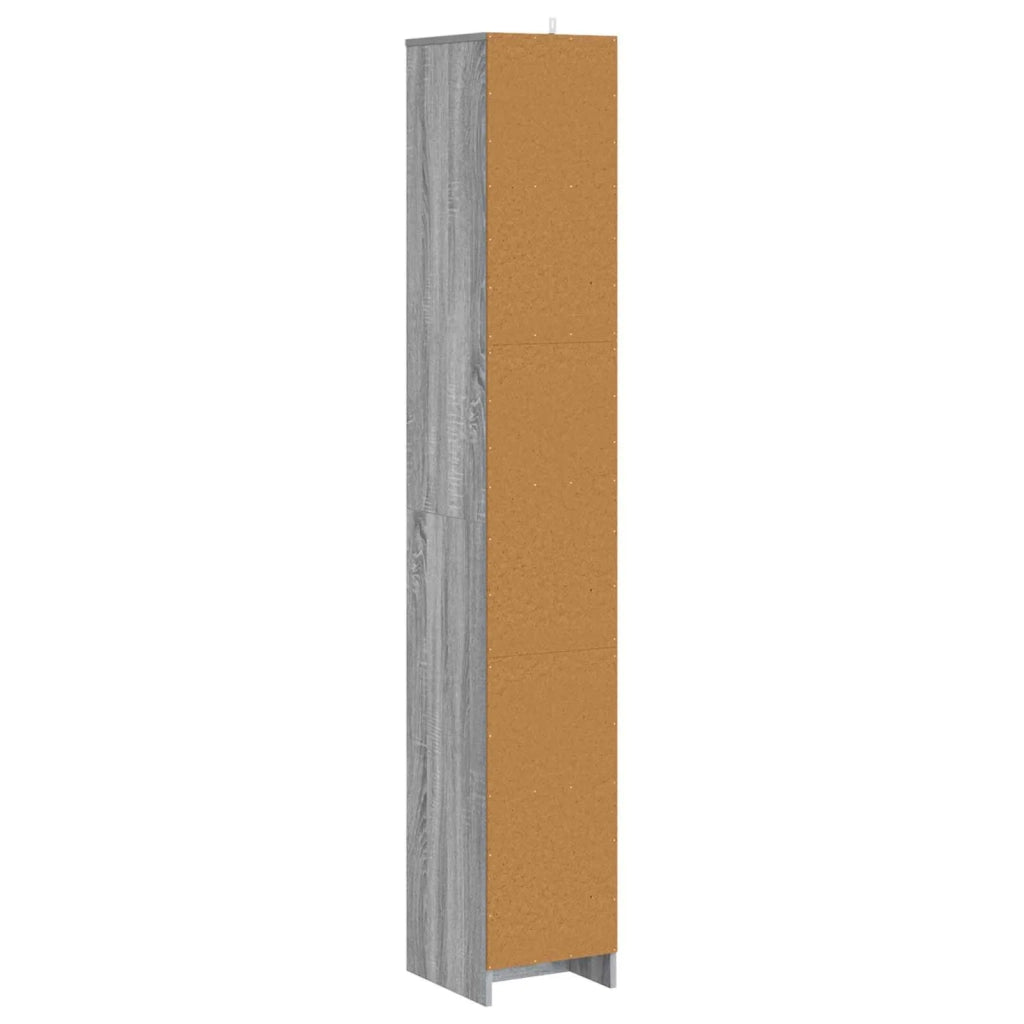 Mobile da Bagno Sonoma grigio 30 x 33 x 190 cm