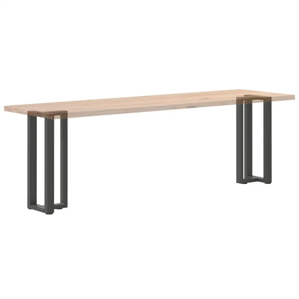 Gambe per tavolo consolle a T 2 pz Antracite 25x28x(72-73) cm Acciaio