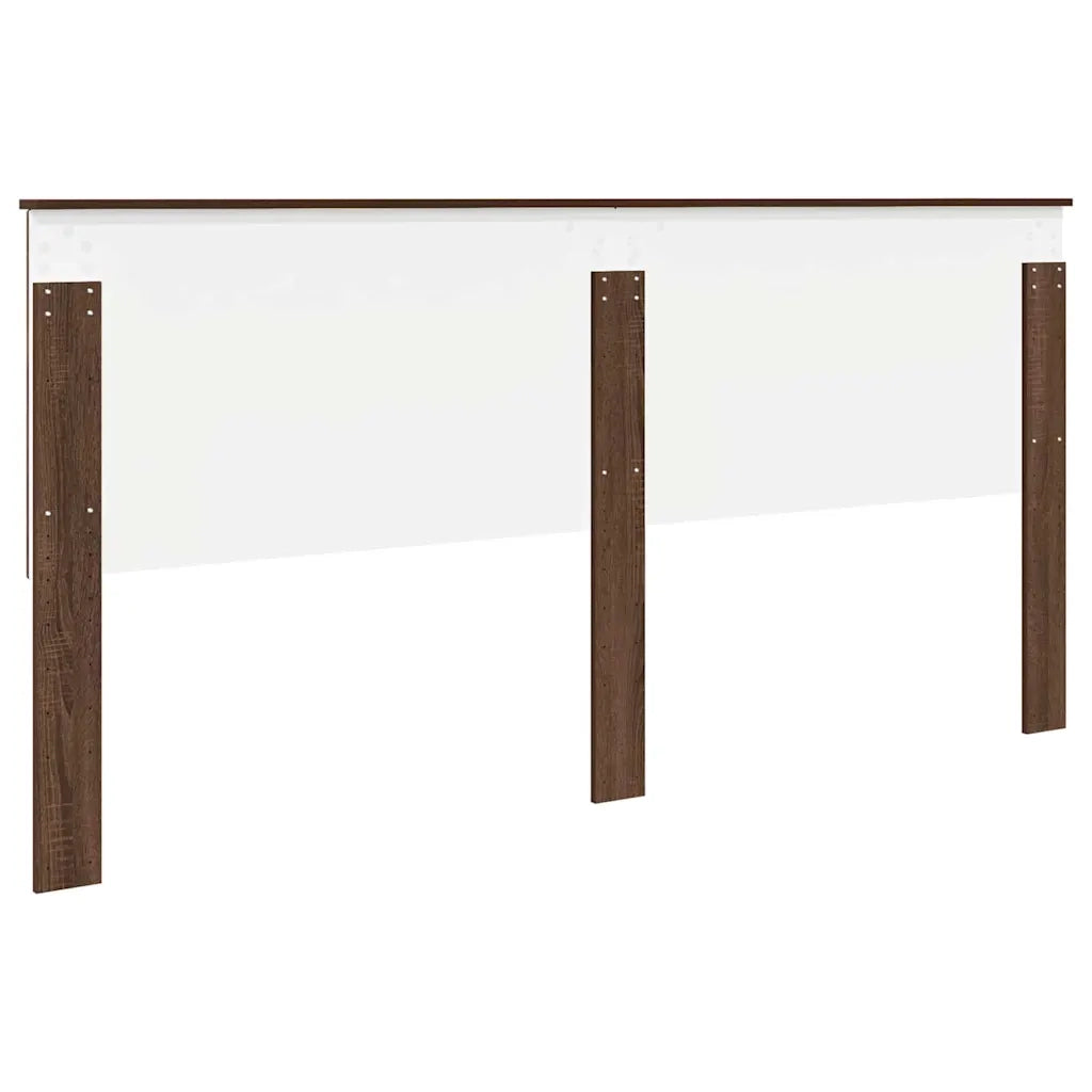 Testiera-Testata-Testiera Decorativa Rovere Marrone 200 cm Legno multistrato 858860