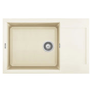 Lavello Elleci Incasso 1 vasca 78x50 Easy 310 Granitek Bianco Antico LGY31062