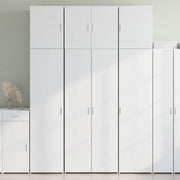 vidaXL Credenza Bianca 80x42,5x249 cm in Legno Multistrato