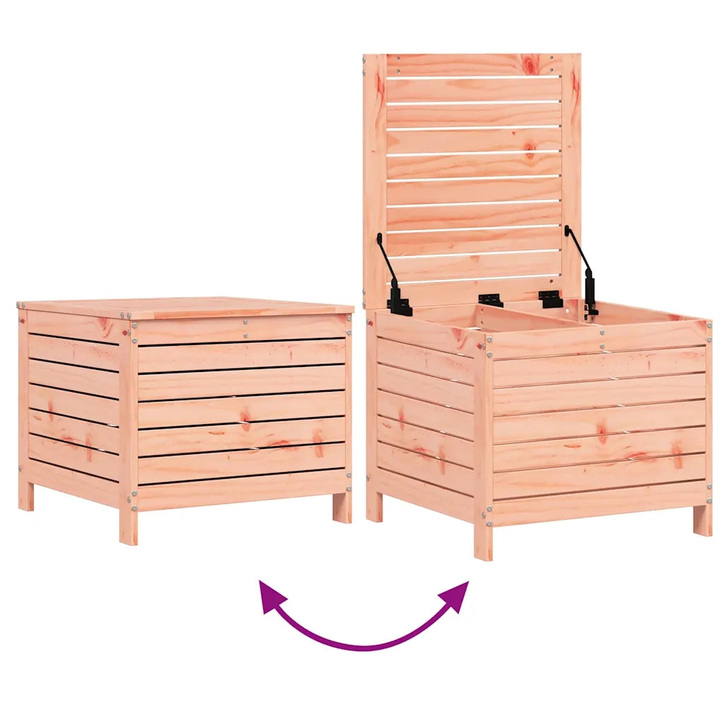Sedia da giardino-Poggiapiedi da Giardino 62x63,5x53,5 cm Legno Massello Douglas
