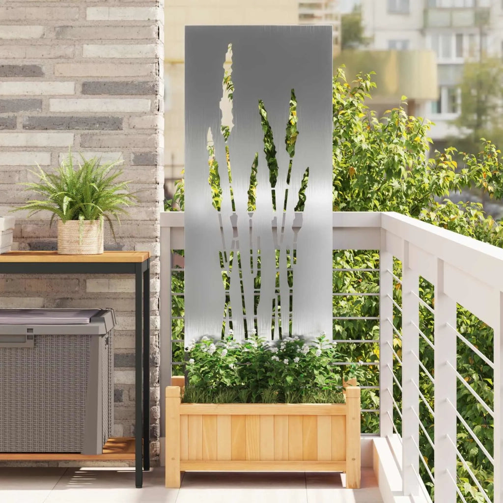 Schermo per privacy in giardino Floreale Argento 50 x 140 cm CFW8296726