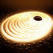Striscia LED 10 metri impermeabile bianco caldo 24V UL CE PRO CRI 92+ SMD 2835 - 1200 LED - 3000K - 14500lm - 150W - regolabile