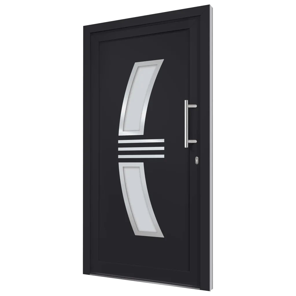 Porta di Ingresso Antracite 88x200 cm cod mxl 64317