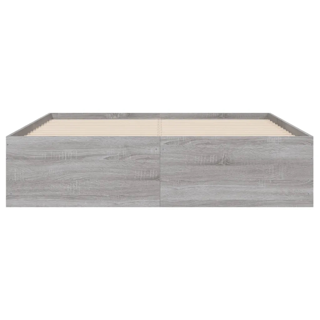 Giroletto Cassetti Grigio Sonoma 120x190 cm Legno Multistrato