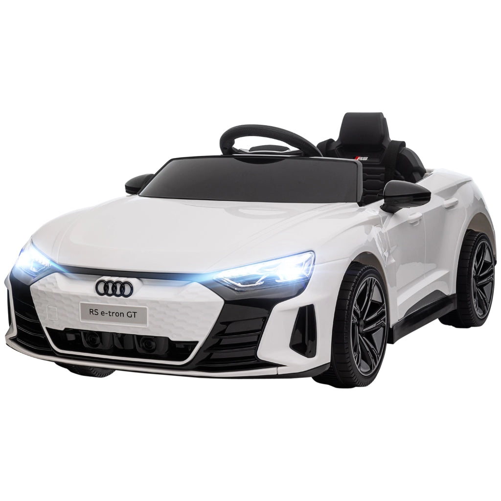 Auto Elettrica Bambini AUDI RS e-tron GT ¨C zephmum ¨C Bianco 103x58x41 cm