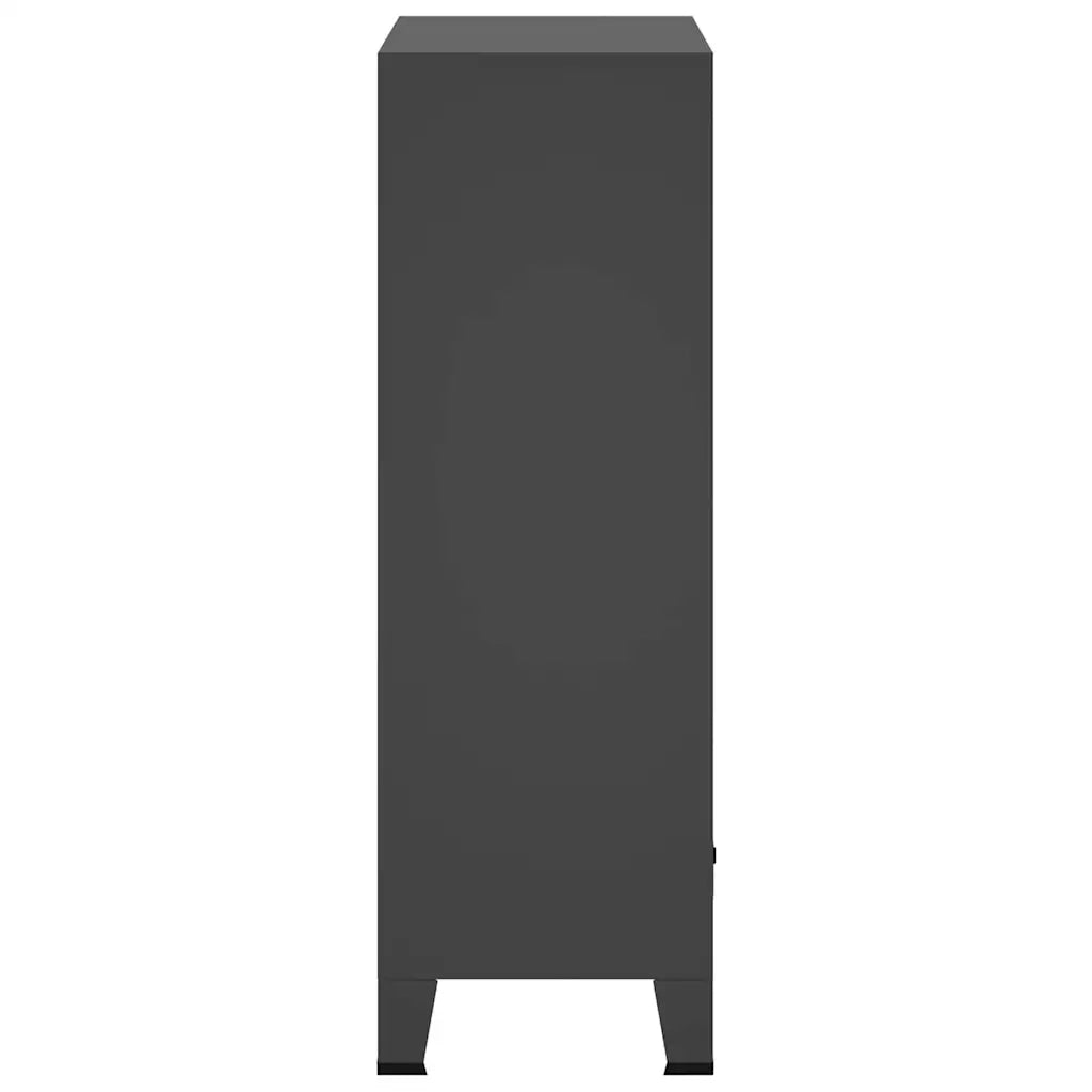 Armadio Industriale Antracite 67x35x107 cm in Acciaio 339612