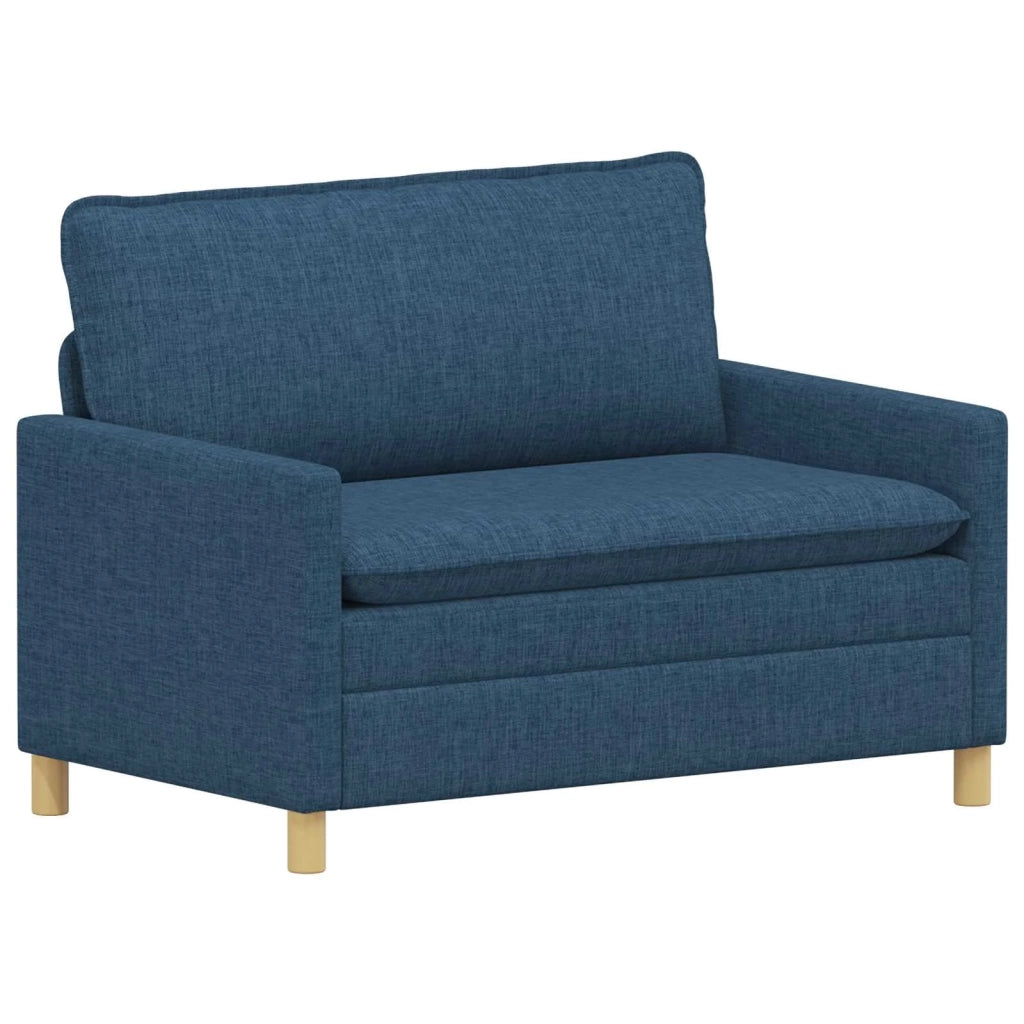 Set di divani 2 pz Blu Tessuto 3417126