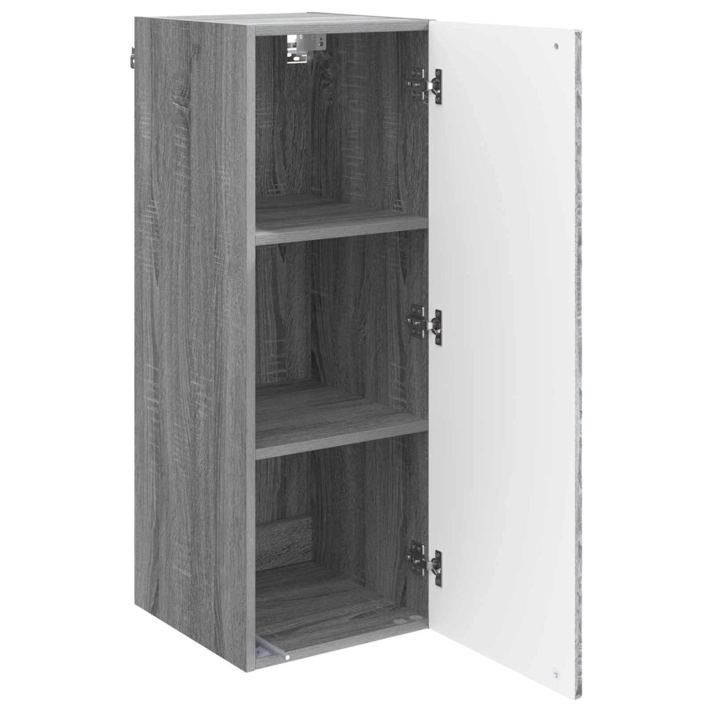 Mobiletto a muro 33 x 34,5 x 90 cm Legno ingegnerizzato 898421